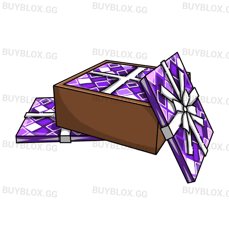 Box of Purple Wrapping Paper