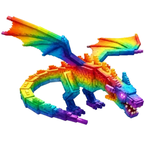 Rainbow Black Dragon