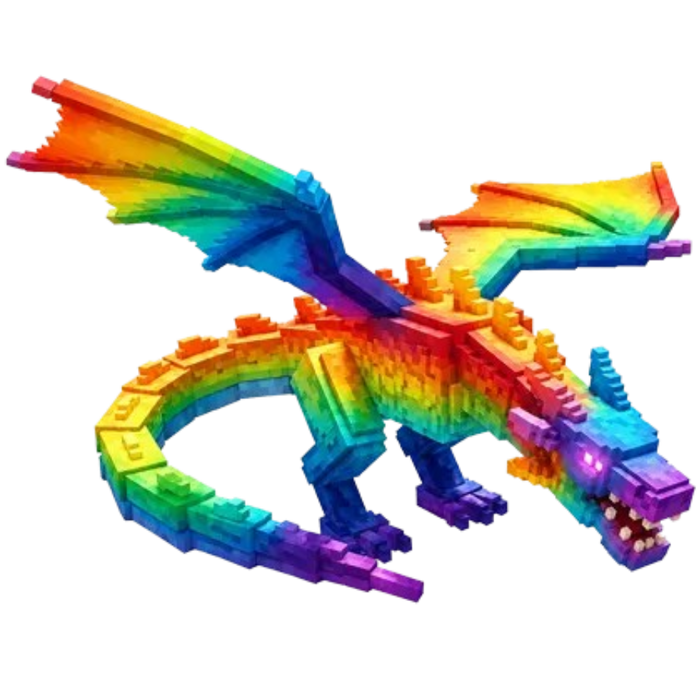 Rainbow Black Dragon