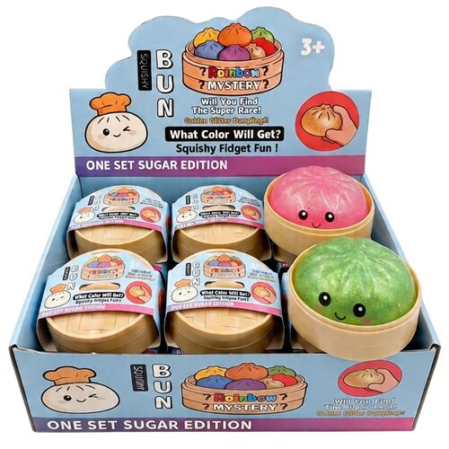 Squishy Bun One Set Sugar Edition Dumpling 5" Medium Size