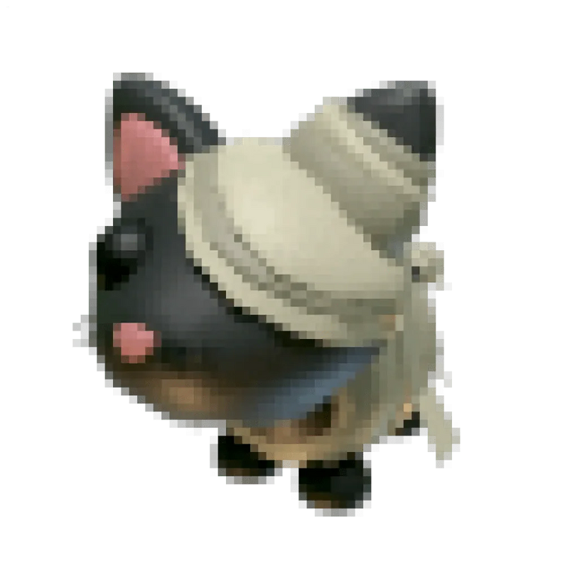 MFR Halloween Black Mummy Cat