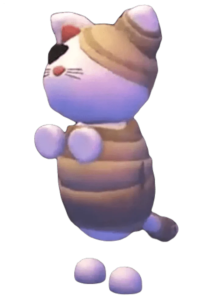 MFR Halloween White Mummy Cat