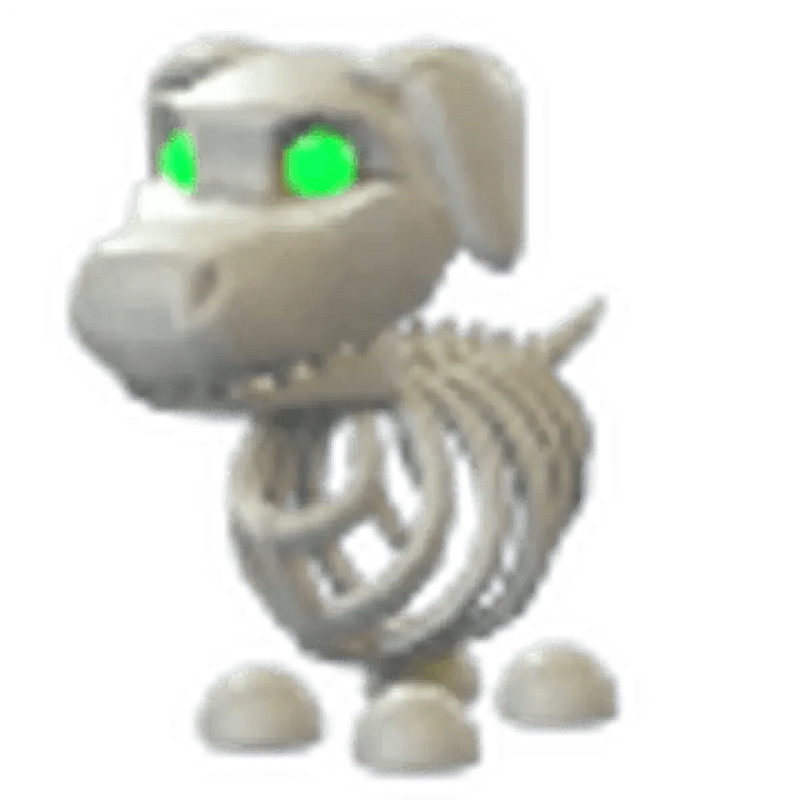NFR Halloween White Skeleton Dog
