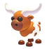 NFR Longhorn Cow