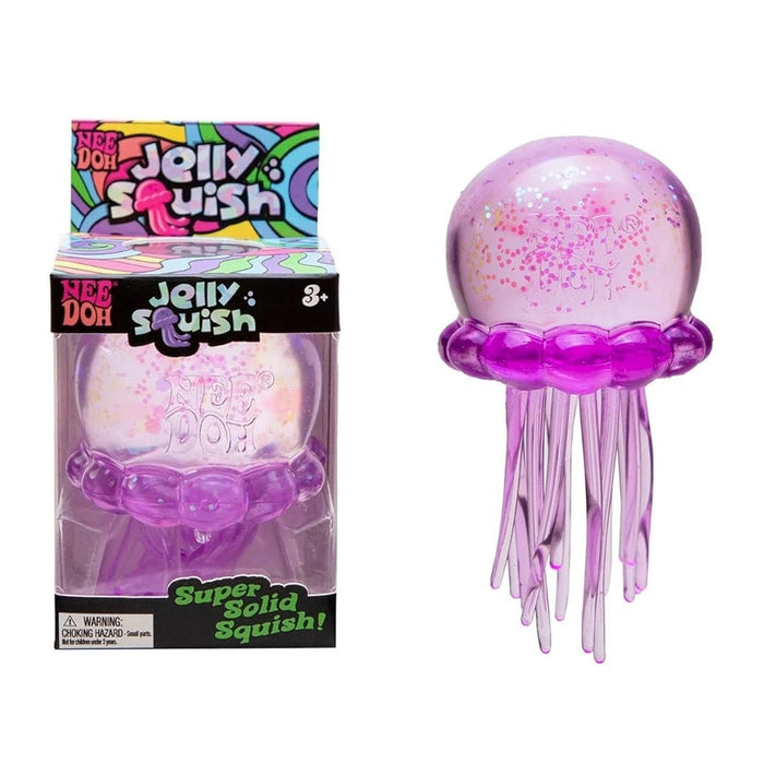NeeDoh Jelly Squish Stress Toy Jellyfish Fidget Sensory Squeeze Toy Squishy